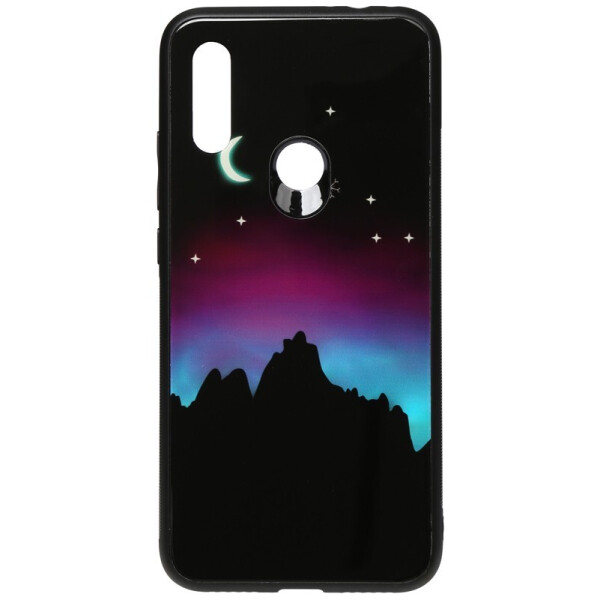 

Чехол-накладка TOTO Night Light Print Glass Case для Xiaomi Redmi 7 Young Moon