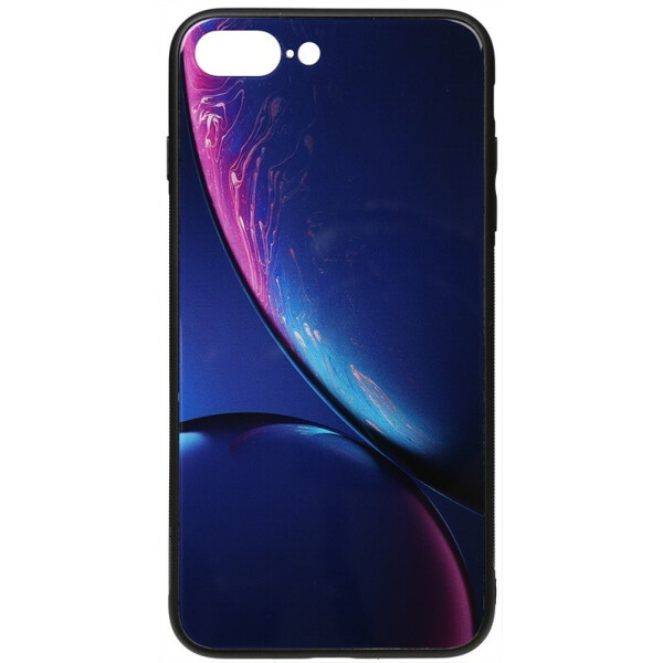 

Чехол-накладка TOTO Print Glass Space Case для Apple iPhone 7 Plus/8 Plus Blue