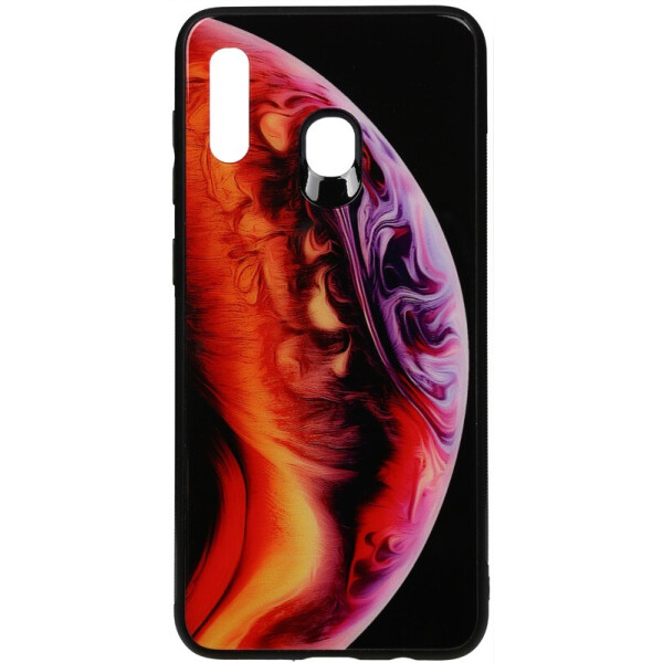 

Чехол-накладка TOTO Print Glass Space Case для Samsung Galaxy A20/A30 Amethyst