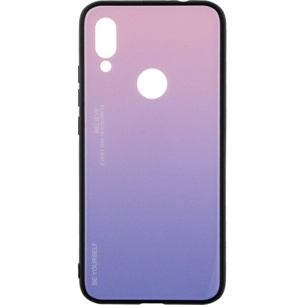 

Чехол-накладка TOTO Tempered Glass Phone Case Gradient для Xiaomi Redmi 7 Pink