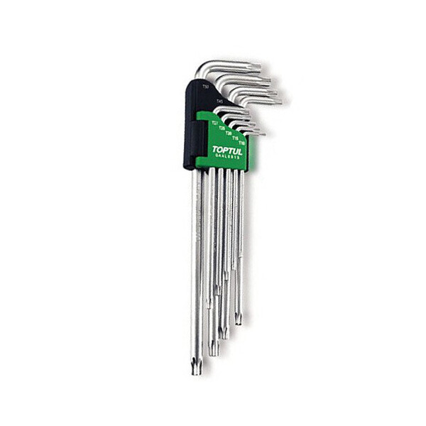

Г-Образные Ключи Torx Toptul T10-T50 9Ед. Супердлинные С Отверстием Gaal0915