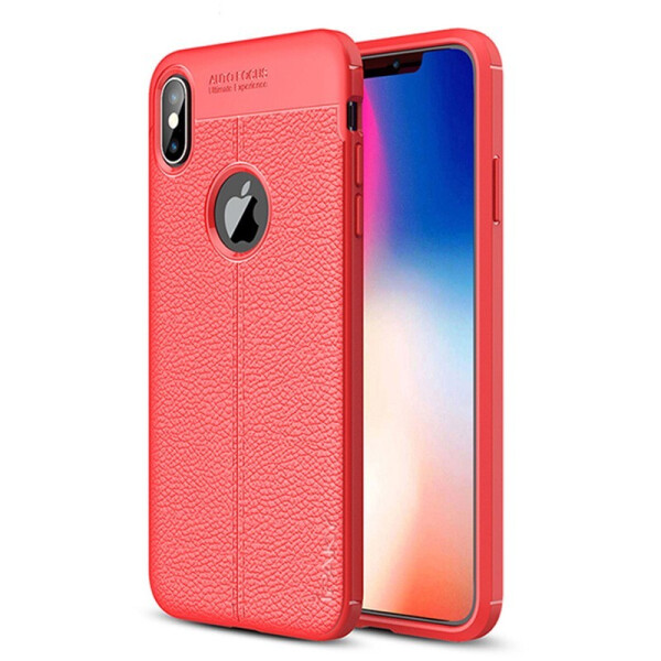 

Чехол-накладка Ipaky TPU Litchi Stria Series Case Apple iPhone XS Max Red