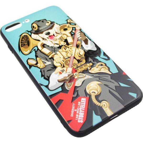 

Чехол-накладка PUZOO TPU with UV Printing Punk Phone iPhone 7 Plus/8 Plus Рисунок