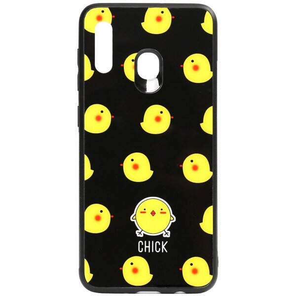 

Чехол-накладка TOTO Cartoon Print Glass Case для Samsung Galaxy A20/A30 Chick