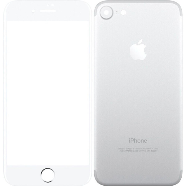 

Защитное стекло TOTO Metal Tempered Glass 0.2 mm front and back iPhone 7 Silver