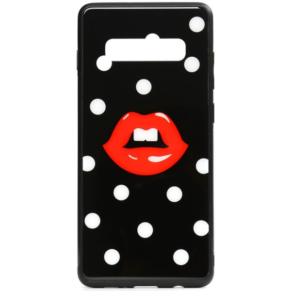 

Чехол-накладка TOTO Cartoon Print Glass Case для Samsung Galaxy S10e Red Lips