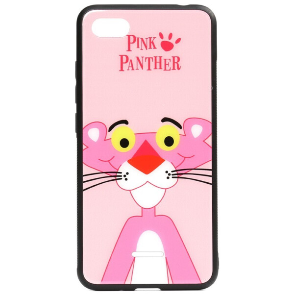

Чехол-накладка TOTO Cartoon Print Glass Case для Xiaomi Redmi 6A Pink Panther