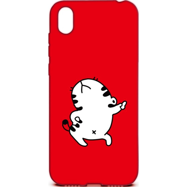 

Чехол-накладка TOTO Cartoon Soft Silicone TPU Case Huawei Y5 2019 Cat Red
