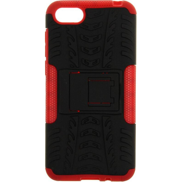 

Чехол-накладка TOTO Dazzle kickstand 2 in 1 phone case для Huawei Y5 2018 Red