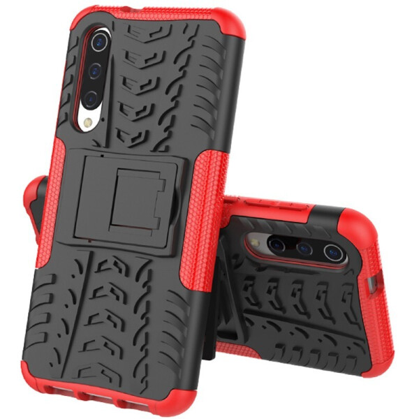 

Чехол-накладка TOTO Dazzle kickstand 2 in 1 phone case для Xiaomi Mi 9 SE Red