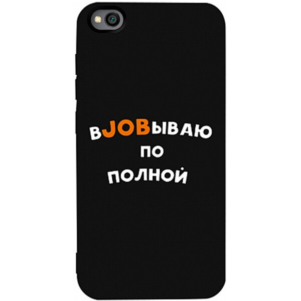 

Чехол-накладка TOTO Matt Tpu 2mm Print Case Xiaomi Redmi Go #21 Job Black