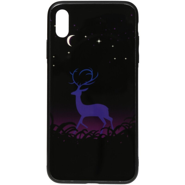

Чехол-накладка TOTO Night Light Print Glass Case для Apple iPhone Xs Max Deer