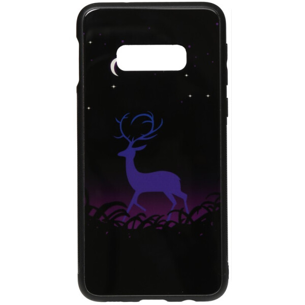 

Чехол-накладка TOTO Night Light Print Glass Case для Samsung Galaxy S10e Deer