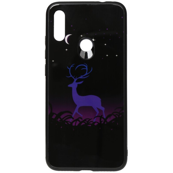 

Чехол-накладка TOTO Night Light Print Glass Case для Xiaomi Redmi Note 7 Deer