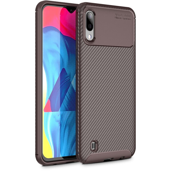 

Чехол-накладка TOTO TPU Carbon Fiber 1,5mm Case Samsung Galaxy M10 Coffee