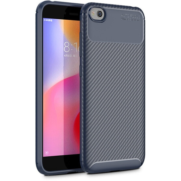 

Чехол-накладка TOTO TPU Carbon Fiber 1,5mm Case Xiaomi Redmi Go Dark Blue
