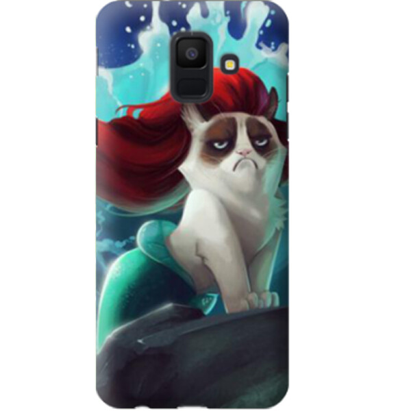 

Дизайнерский чехол Кот Ариель для Samsung Galaxy A6 (2018) (665363)