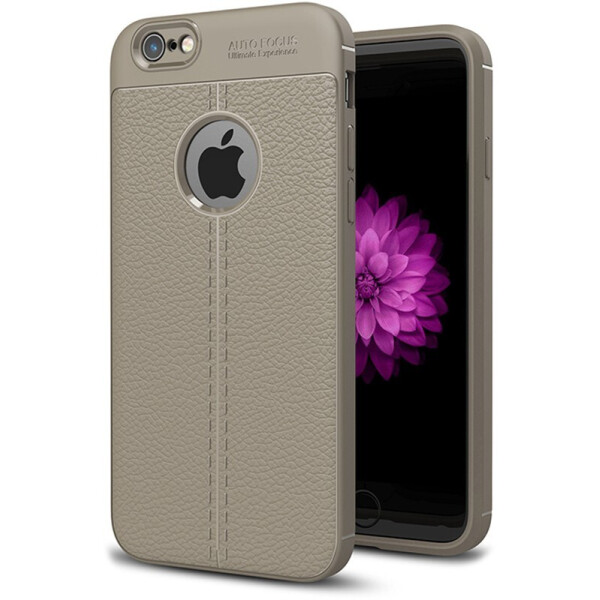 

Чехол-накладка Ipaky TPU Litchi Stria Series Case Apple iPhone 6/6s Gray