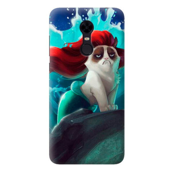 

Дизайнерский чехол Кот Ариель для Xiaomi Redmi 5 Plus (661309)