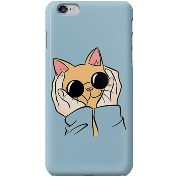

Дизайнерский чехол Кот в очках для Apple iPhone 6/6s plus (5.5) (624252)