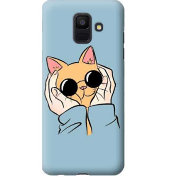 

Дизайнерский чехол Кот в очках для Samsung Galaxy A6 (2018) (665365)