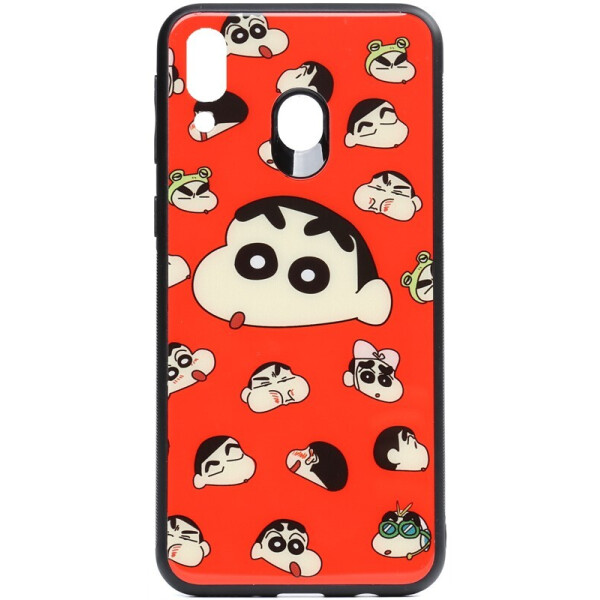 

Чехол-накладка TOTO Cartoon Print Glass Case для Samsung Galaxy A40 A monkey