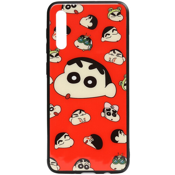 

Чехол-накладка TOTO Cartoon Print Glass Case для Samsung Galaxy A70 A monkey