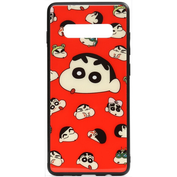

Чехол-накладка TOTO Cartoon Print Glass Case для Samsung Galaxy S10 A monkey