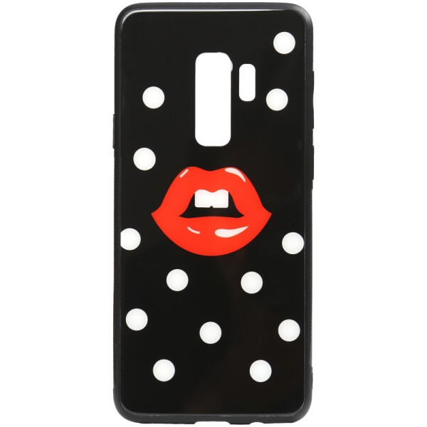 

Чехол-накладка TOTO Cartoon Print Glass Case для Samsung Galaxy S9+ Red Lips