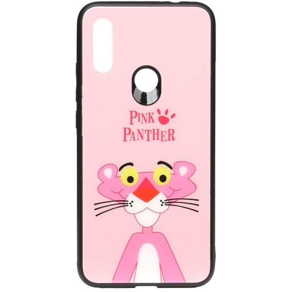 

Чехол-накладка TOTO Cartoon Print Glass Case для Xiaomi Redmi 7 Pink Panther