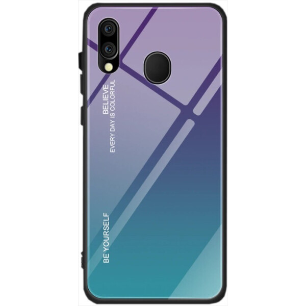 

Чехол-накладка TOTO Glass Case Gradient для Samsung Galaxy M20 (M205) Purple