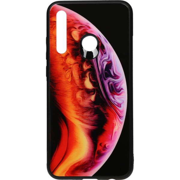 

Чехол-накладка TOTO Print Glass Space Case для Huawei P Smart+ 2019 Amethyst