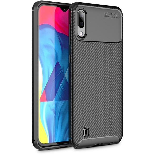 

Чехол-накладка TOTO TPU Carbon Fiber 1,5mm Case Samsung Galaxy M10 Black