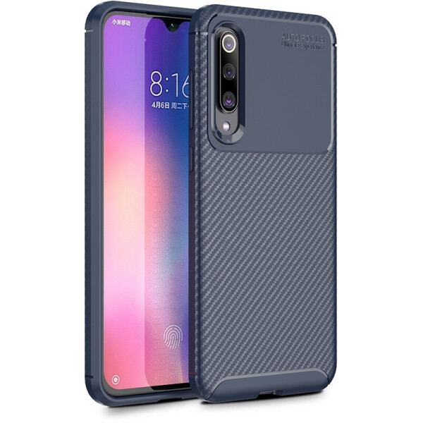 

Чехол-накладка TOTO TPU Carbon Fiber 1,5mm Case Xiaomi Mi 9 SE Dark Blue