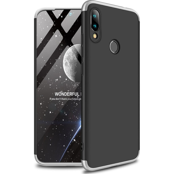

Чехол-накладка GKK 3 in 1 Hard PC Case Xiaomi Redmi Note 7 Silver/Black