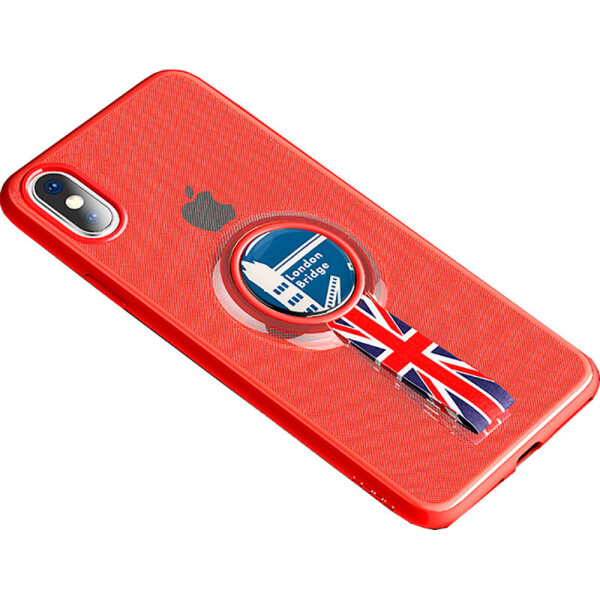 

Чехол-накладка Rock TPU plusPC MOC Protective Case Apple iPhone X Trans-Red