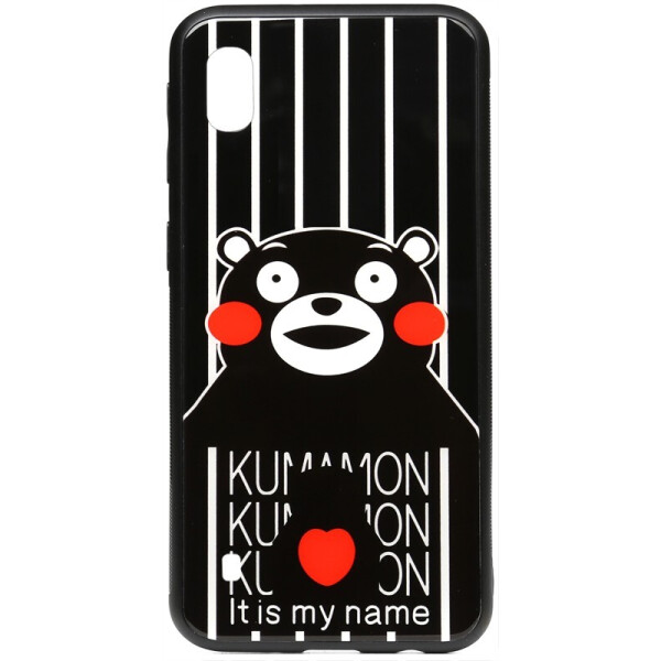 

Чехол-накладка TOTO Cartoon Print Glass Case для Samsung Galaxy A10 Kumamon