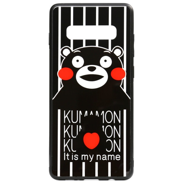 

Чехол-накладка TOTO Cartoon Print Glass Case для Samsung Galaxy S10 Kumamon