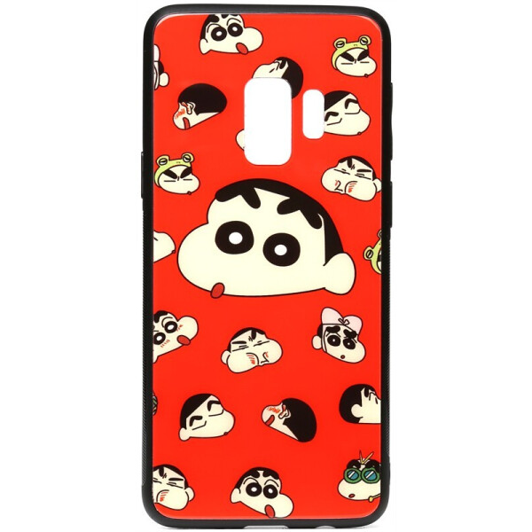 

Чехол-накладка TOTO Cartoon Print Glass Case для Samsung Galaxy S9 A monkey