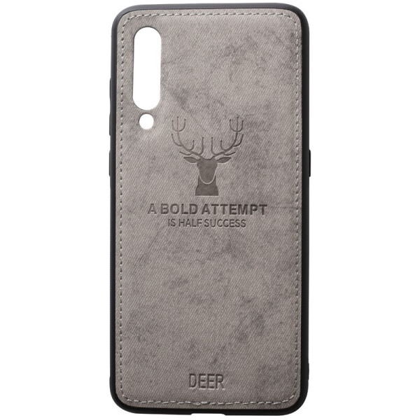 

Чехол-накладка TOTO Deer Shell With Leather Effect Case для Xiaomi Mi9 Grey