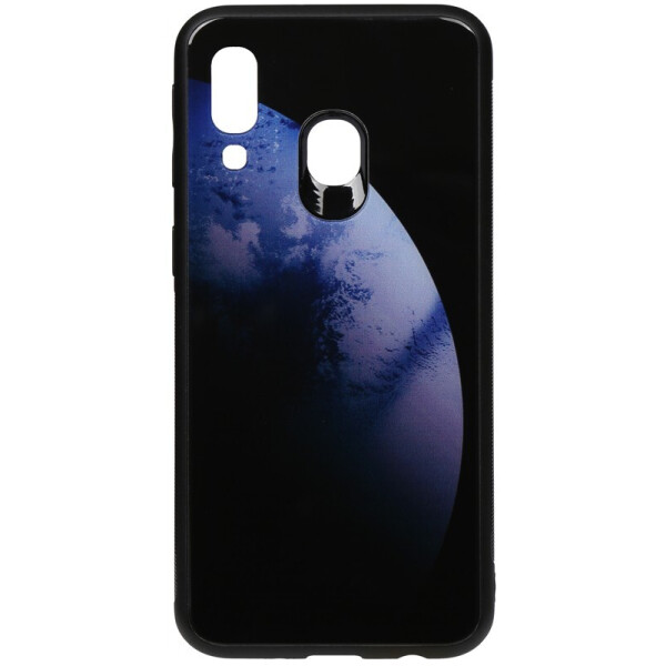 

Чехол-накладка TOTO Print Glass Space Case для Samsung Galaxy A40 Dark Blue