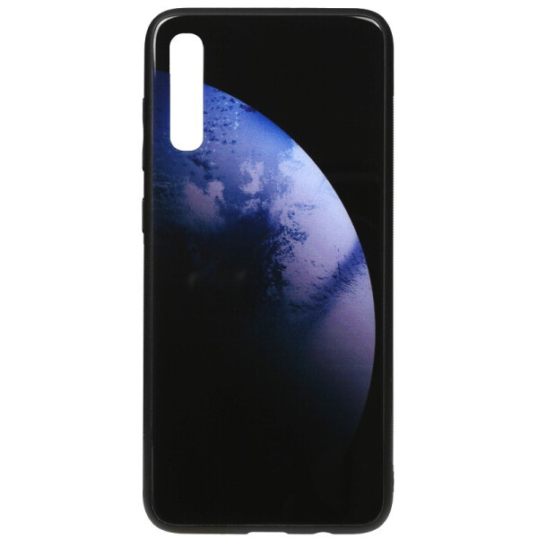 

Чехол-накладка TOTO Print Glass Space Case для Samsung Galaxy A70 Dark Blue