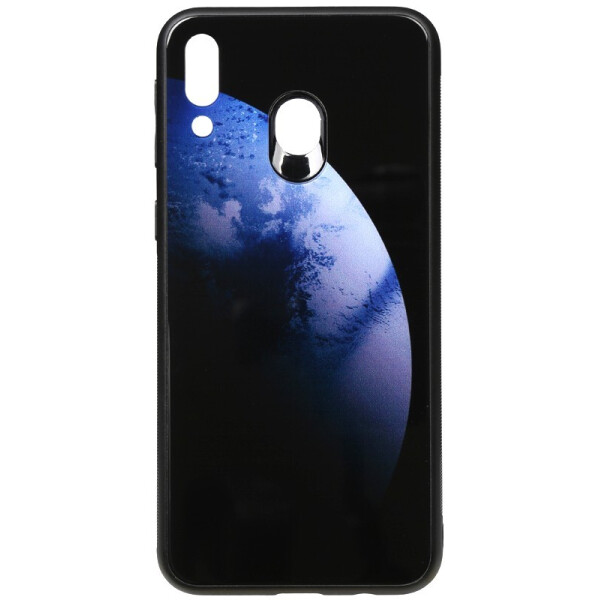

Чехол-накладка TOTO Print Glass Space Case для Samsung Galaxy M20 Dark Blue