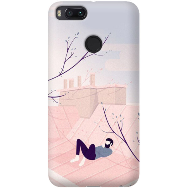 

Дизайнерский чехол Парень на крыше для Xiaomi Mi 5X / Mi A1 (662435)