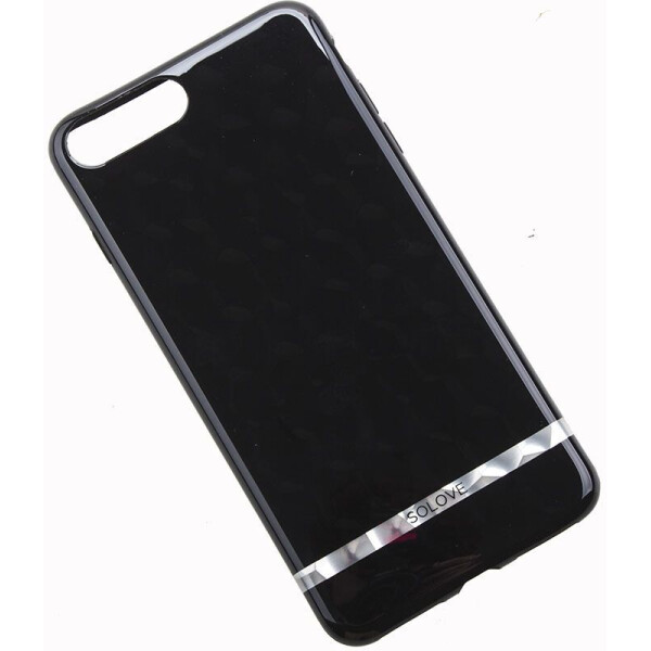 

Чехол-накладка Solove TPU case 3D B1 iPhone 7 Plus/8 Plus Black Silver