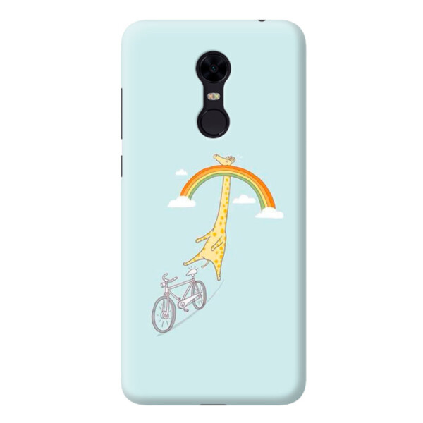

Дизайнерский чехол Приключения жирафа для Xiaomi Redmi 5 Plus (661323)
