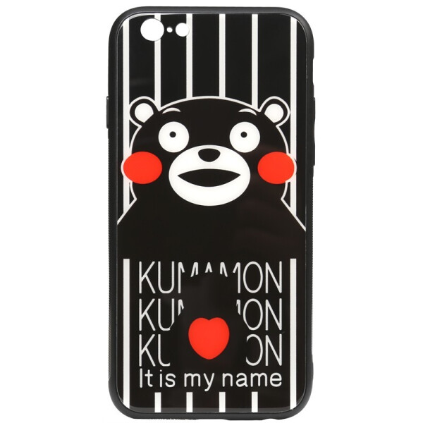 

Чехол-накладка TOTO Cartoon Print Glass Case для Apple iPhone 6/6s Kumamon