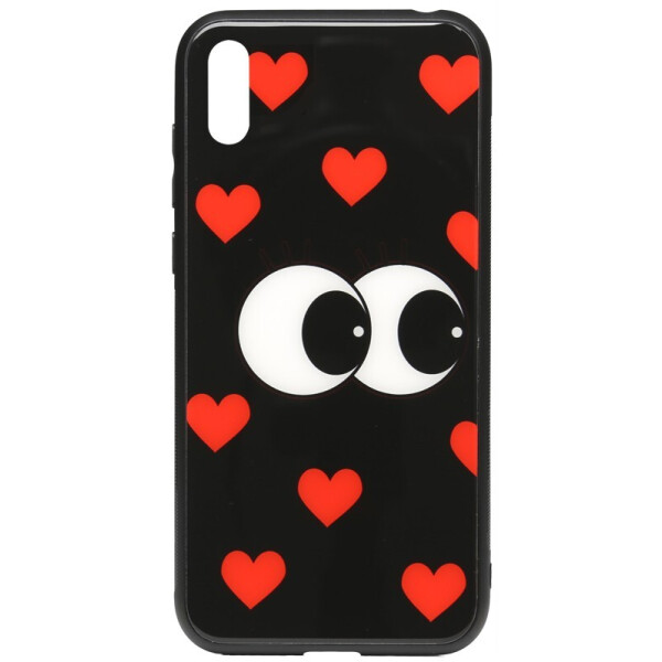 

Чехол-накладка TOTO Cartoon Print Glass Case для Huawei Y6 2019 Just Eatit