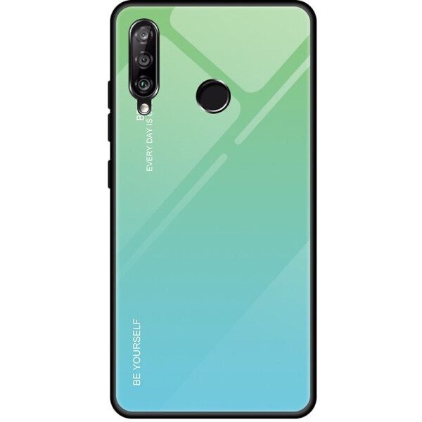 

Чехол-накладка TOTO Glass Case Gradient для Huawei P Smart+ 2019 Turquoise