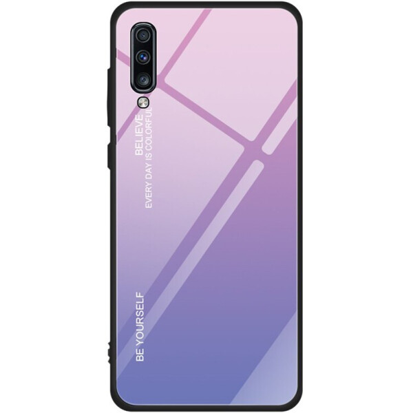 

Чехол-накладка TOTO Glass Case Gradient для Samsung Galaxy A70 (A705) Pink